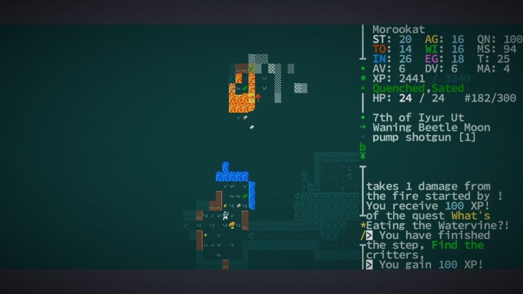 An extremely good example of the more dangerous Weeps. That creature is about to learn that no, dousing yourself in a river immediately after dousing yourself in lava is not a solid survival strategy...